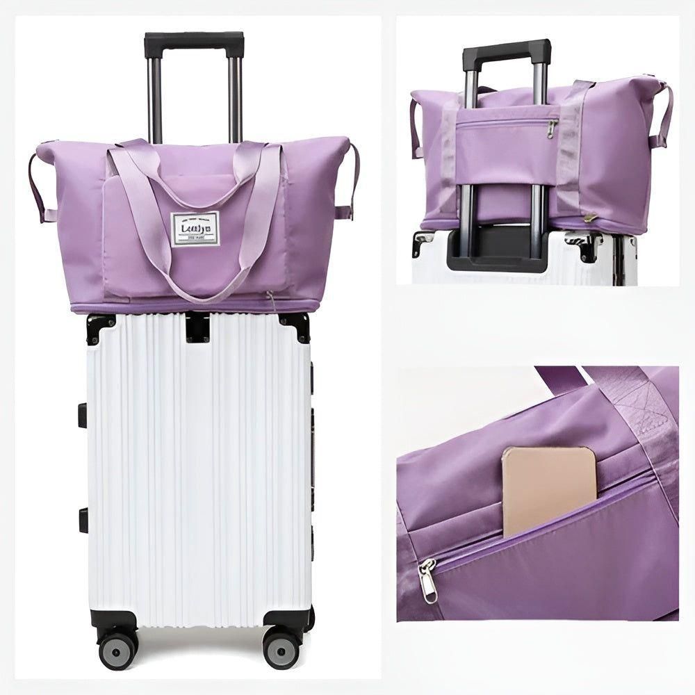Multifunktionale Wasserdichte Reisetasche Groß mit Faltbarem Design – Weekender Tasche für Damen, Ideal für Reisen und Fitness 6