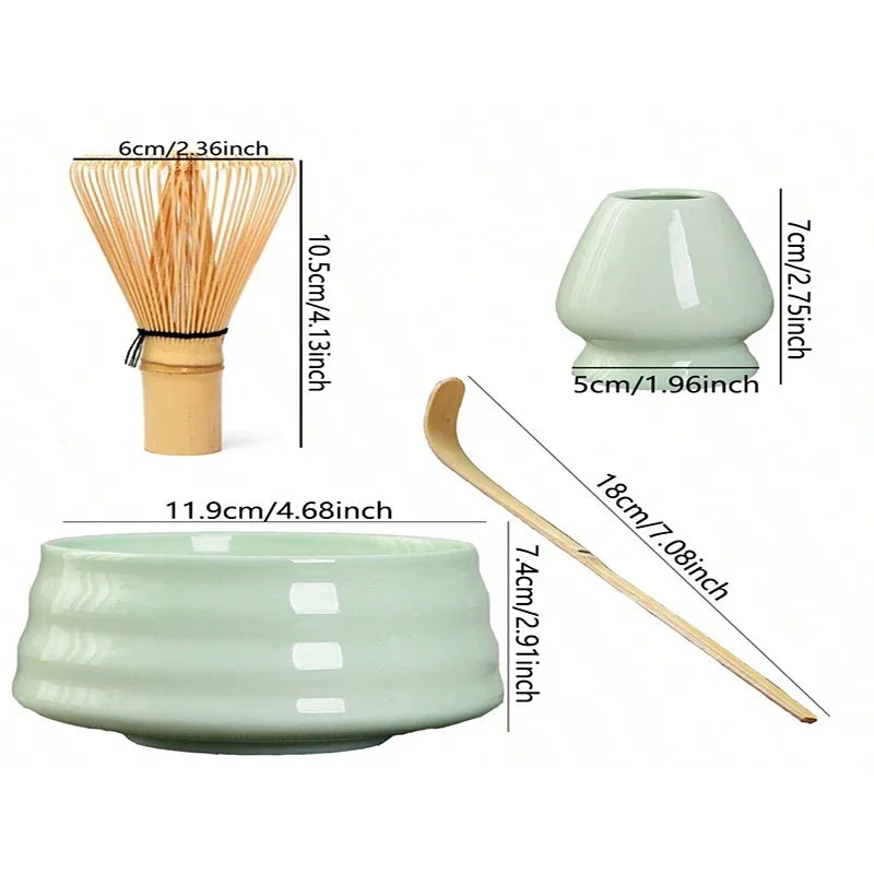 Japanisches Bambus-Matcha-Set