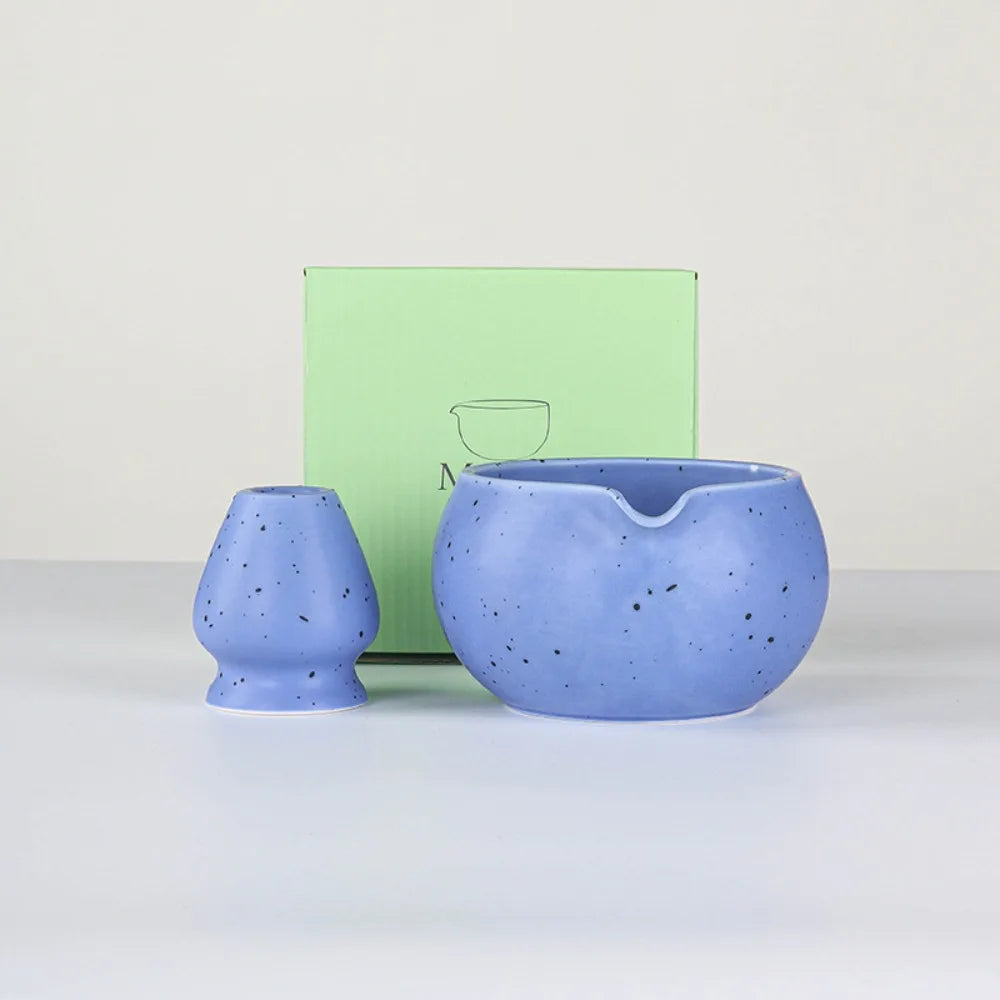 Variant image for Keramik Matcha Schüssel 13,5 cm – Traditionelles Japanisches Design mit Gießausguss für Perfekte Teezubereitung-4