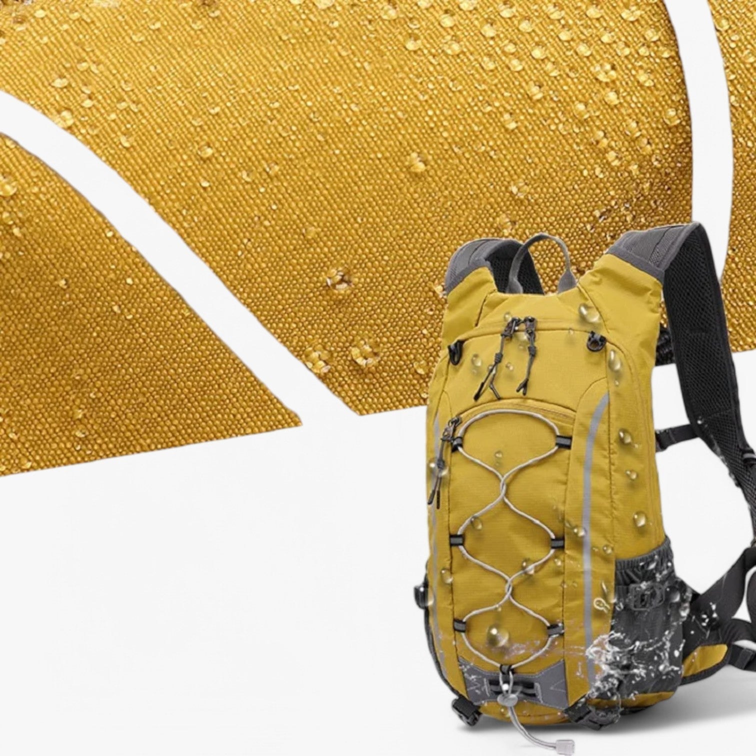 Leichter Wanderrucksack 20L aus Wasserabweisendem Nylon – Ideal für Damen und Herren bei Outdoor-Aktivitäten und Radfahren 2