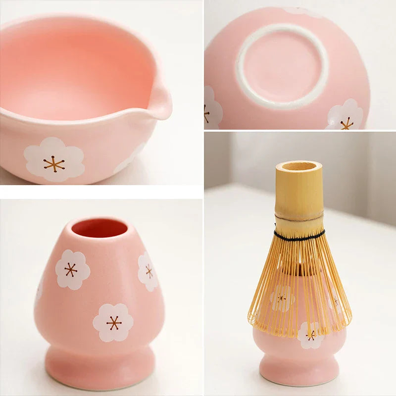 10-teiliges Japanisches Matcha Tee Set – Bambus und Keramik, Ideal als Tee Geschenkset für Teeliebhaber 3
