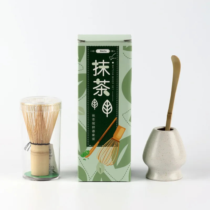 Variant image for Bambus Matcha Schneebesen Set mit 100 Zinken und Messlöffel – Ideal für perfekte Teezubereitung und schaumigen Genuss-6