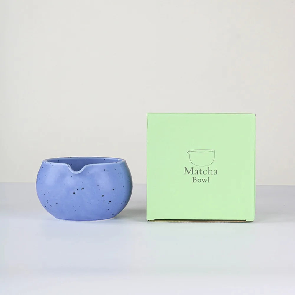 Variant image for Keramik Matcha Schüssel 13,5 cm – Traditionelles Japanisches Design mit Gießausguss für Perfekte Teezubereitung-3
