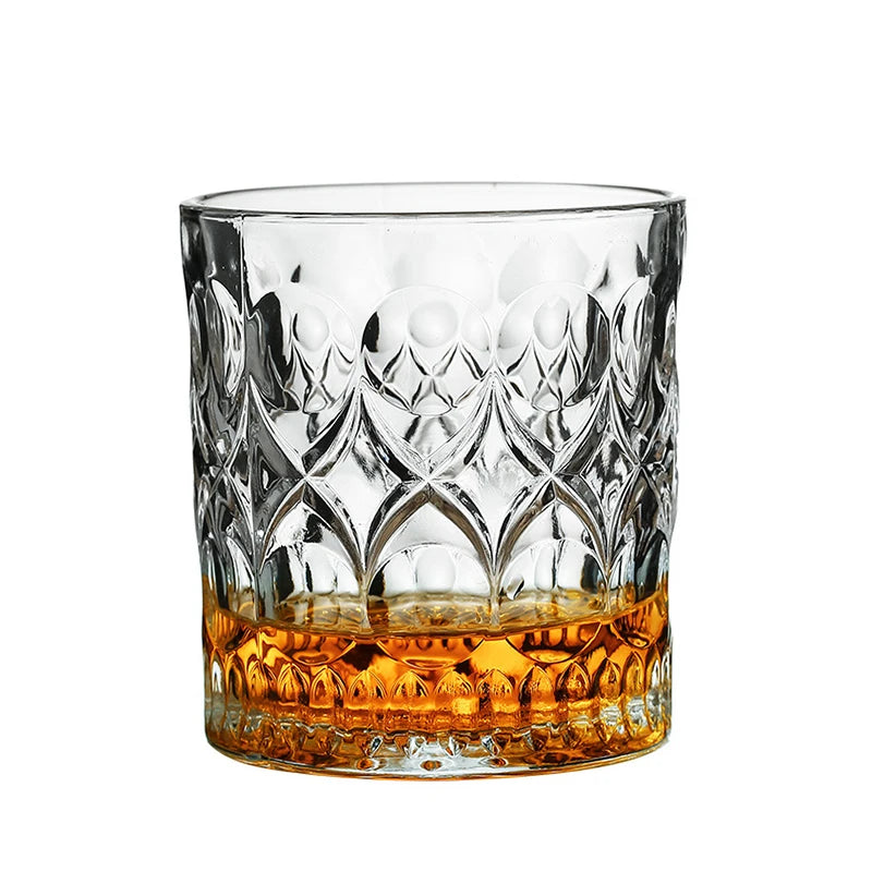 Geprägtes Whiskyglas-Set