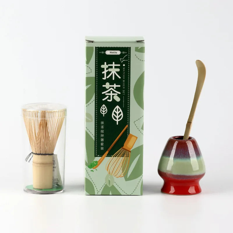 Bambus Matcha Schneebesen Set mit 100 Zinken und Messlöffel – Ideal für perfekte Teezubereitung und schaumigen Genuss 2