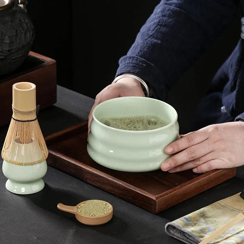 Japanisches Bambus-Matcha-Set