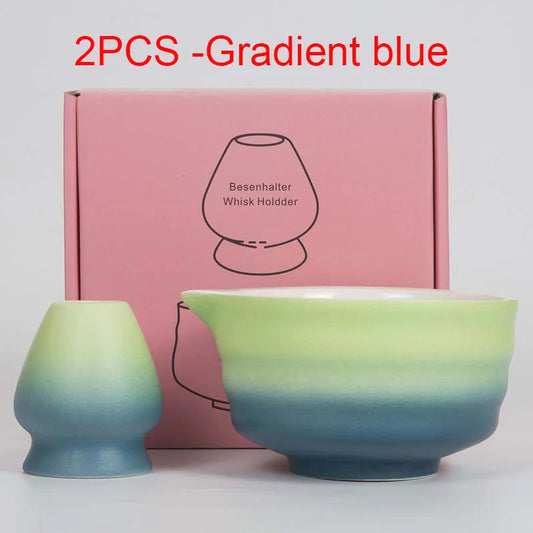 Matcha Tee Set mit Bambus und Keramik – Teezubereitung Kit für authentische Teeerlebnisse, 2 oder 7 Teile 1