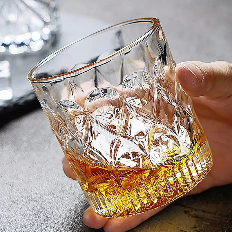 Geprägtes Whiskyglas-Set