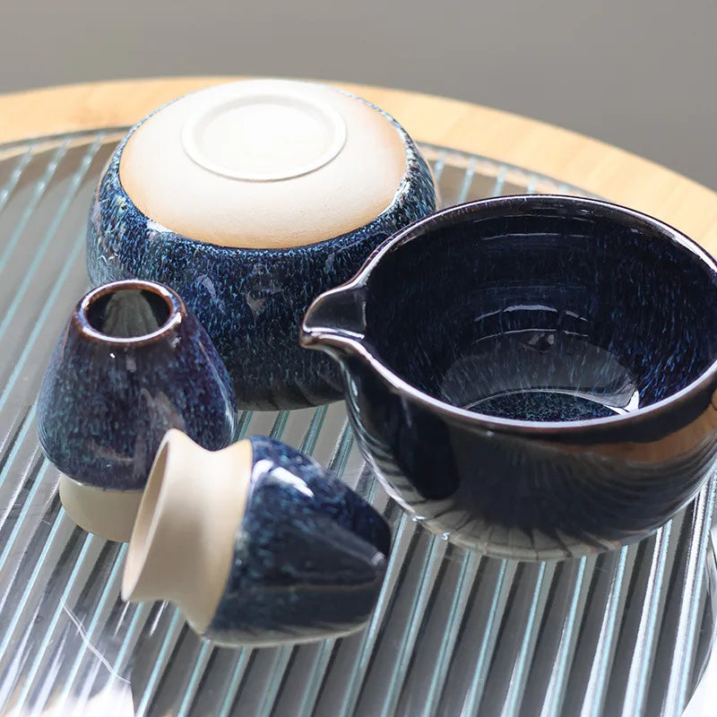 Keramik Matcha Set mit Teeschale, Schneebesen und Pinsel – Traditionelles Matcha Tee Set für die Teezeremonie 4