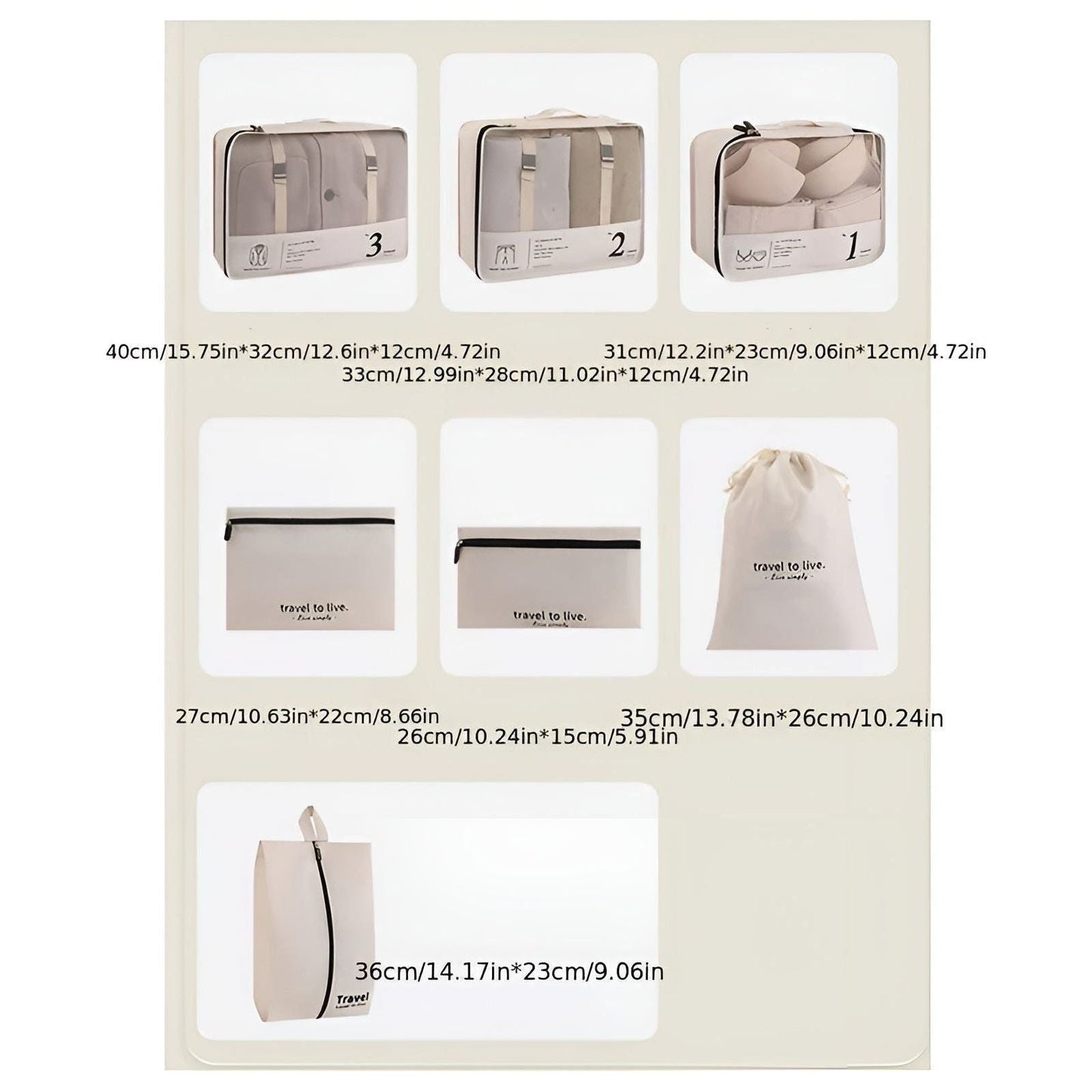 Reise Organizer Set