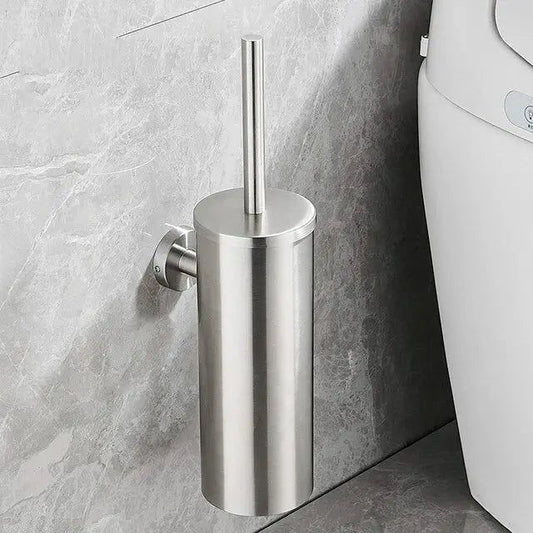 Selbstreinigende Toilettenbürste mit Halterung