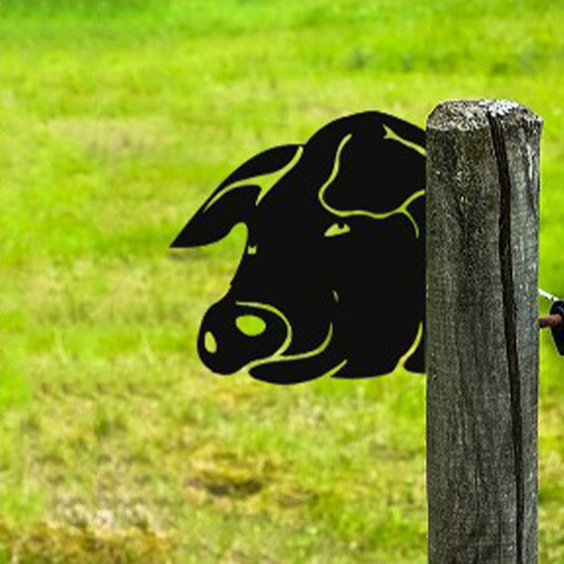 Realistische Tiergartenkunst aus Metall