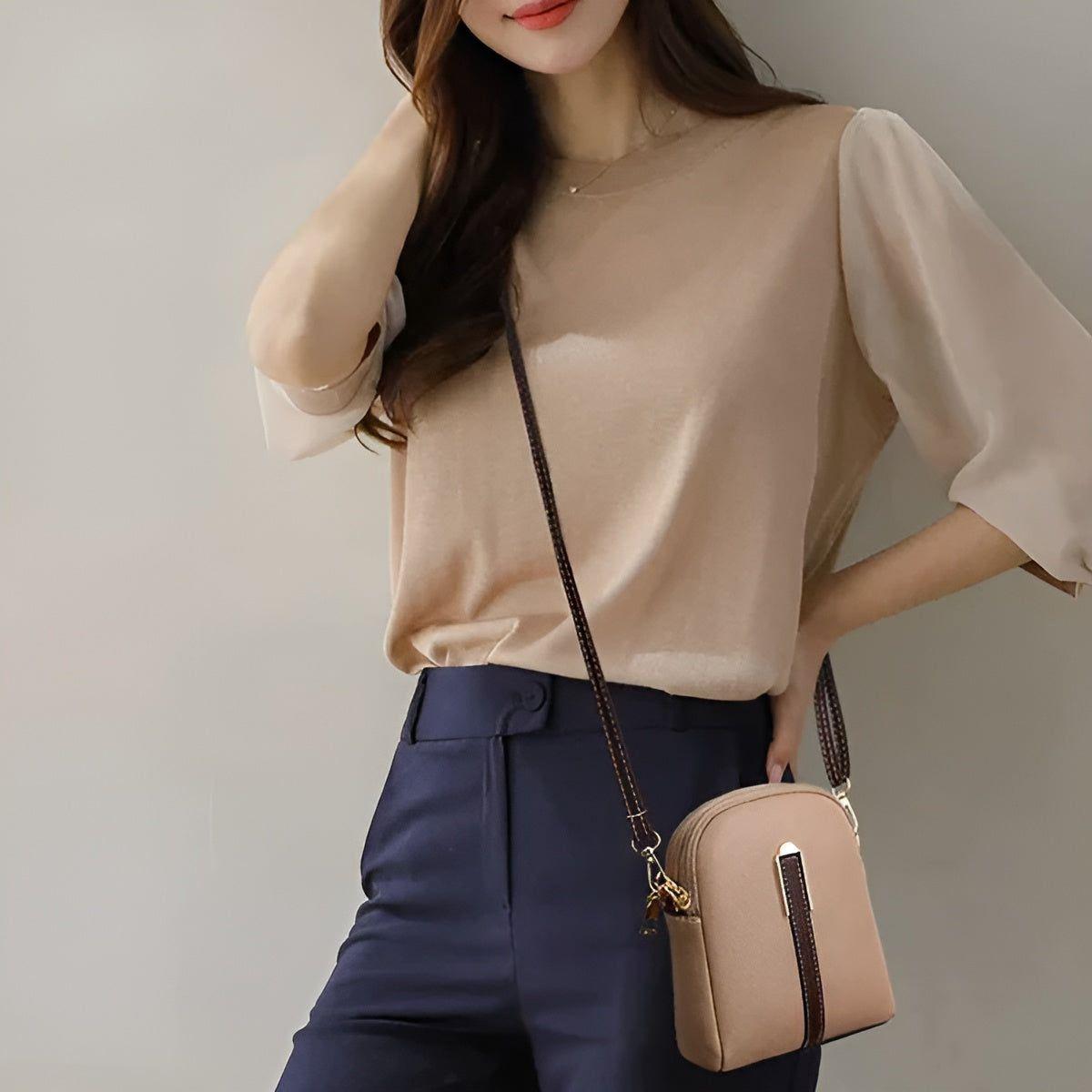 Luxuriöse Umhängetasche Damen aus PU-Leder – Vielseitige Crossbody Bag für jeden Anlass 5