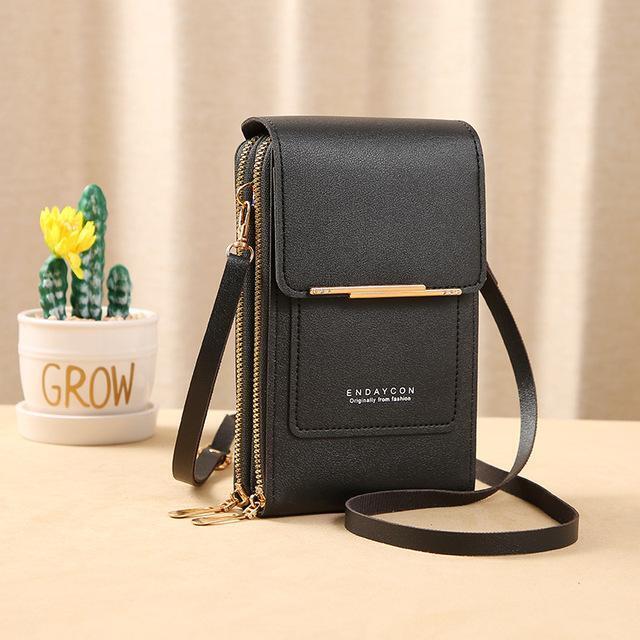 Crossbody Handy-Geldbörse mit RFID-Schutz