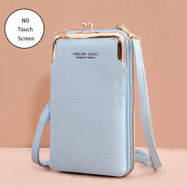 Crossbody Handy-Geldbörse mit RFID-Schutz