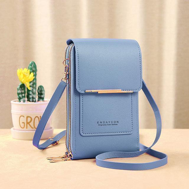 Crossbody Handy-Geldbörse mit RFID-Schutz