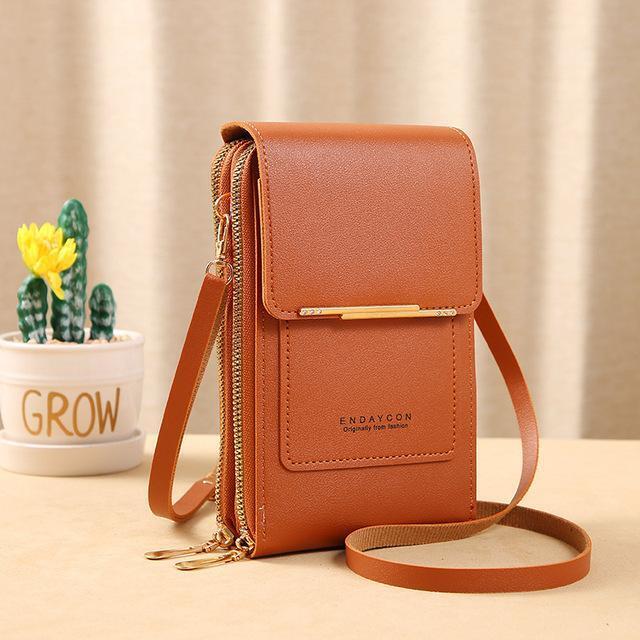 Crossbody Handy-Geldbörse mit RFID-Schutz