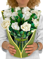 3D Pop-Up Blumenstrauß Karte