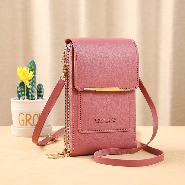 Crossbody Handy-Geldbörse mit RFID-Schutz