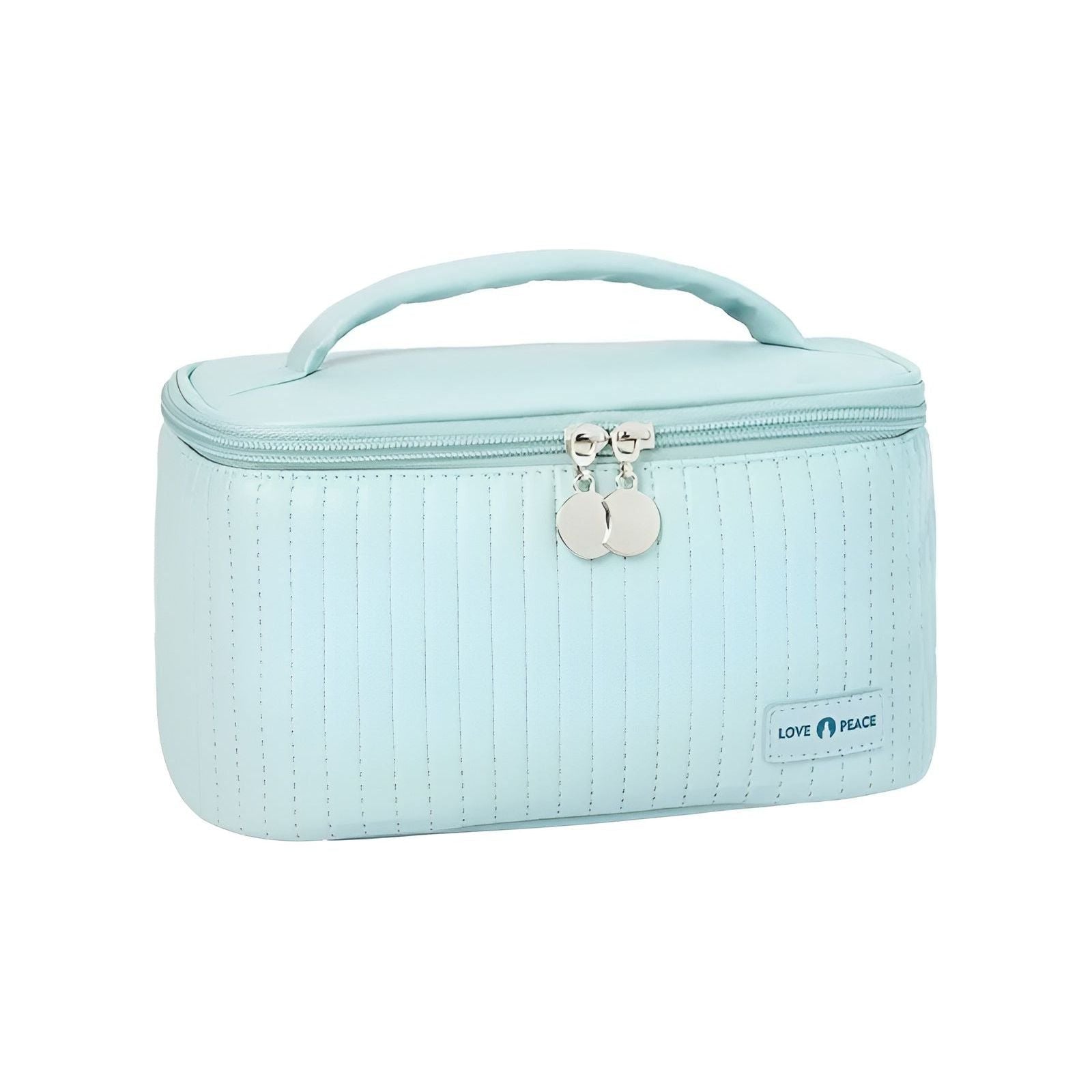 Stylische PU-Leder Kosmetiktasche Damen – Geräumiger Kulturbeutel mit Trennbaren Fächern für Kosmetik und Schminke 6