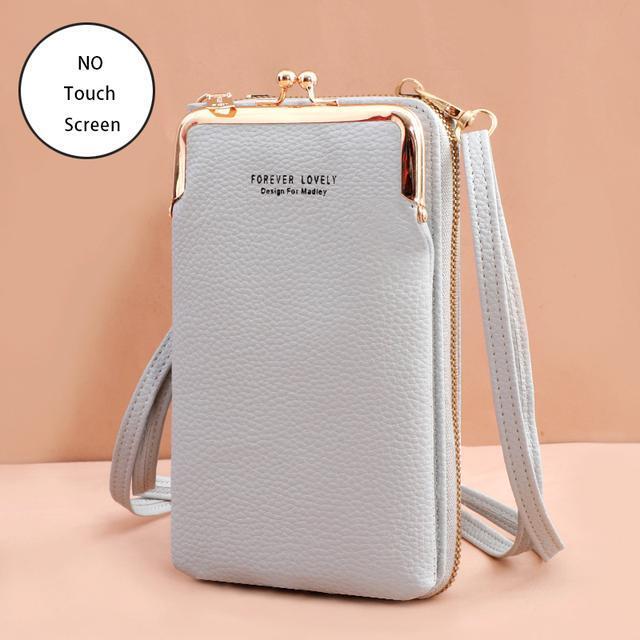 Crossbody Handy-Geldbörse mit RFID-Schutz