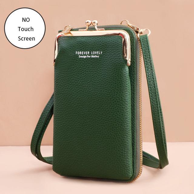 Crossbody Handy-Geldbörse mit RFID-Schutz