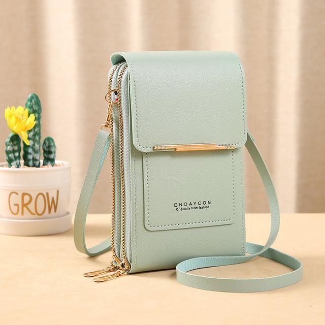 Crossbody Handy-Geldbörse mit RFID-Schutz