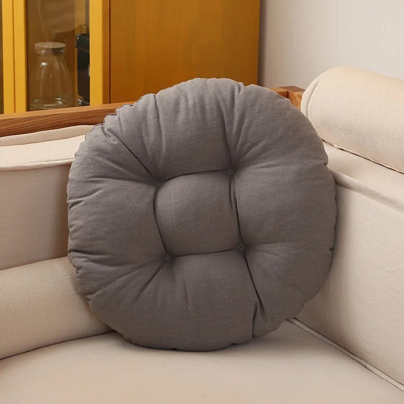 Japanisches Bodenkissen im Futon-Stil – Flauschiges Sitzkissen aus PU-Schaum, 42x42 cm oder 55x55 cm, Ideal für Hängesessel und Böden 5