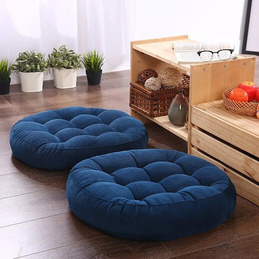 Japanisches Bodenkissen im Futon-Stil – Flauschiges Sitzkissen aus PU-Schaum, 42x42 cm oder 55x55 cm, Ideal für Hängesessel und Böden 1