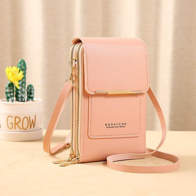 Crossbody Handy-Geldbörse mit RFID-Schutz