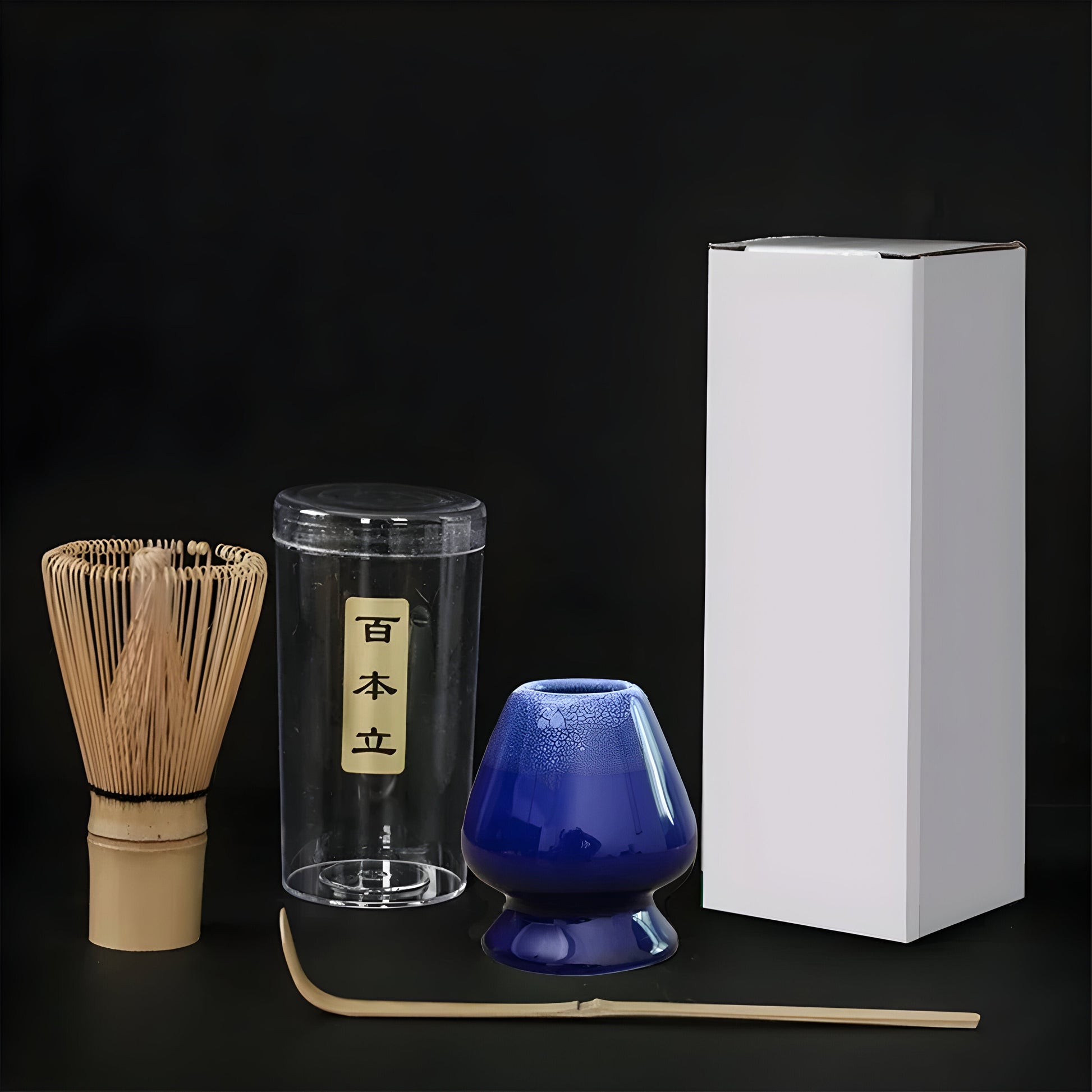 Variant image for 3-teiliges Matcha Tee Set mit Bambusbesen, Teelöffeln und elegantem Stand – Japanisches Teeset für perfekte Teezeremonie-5