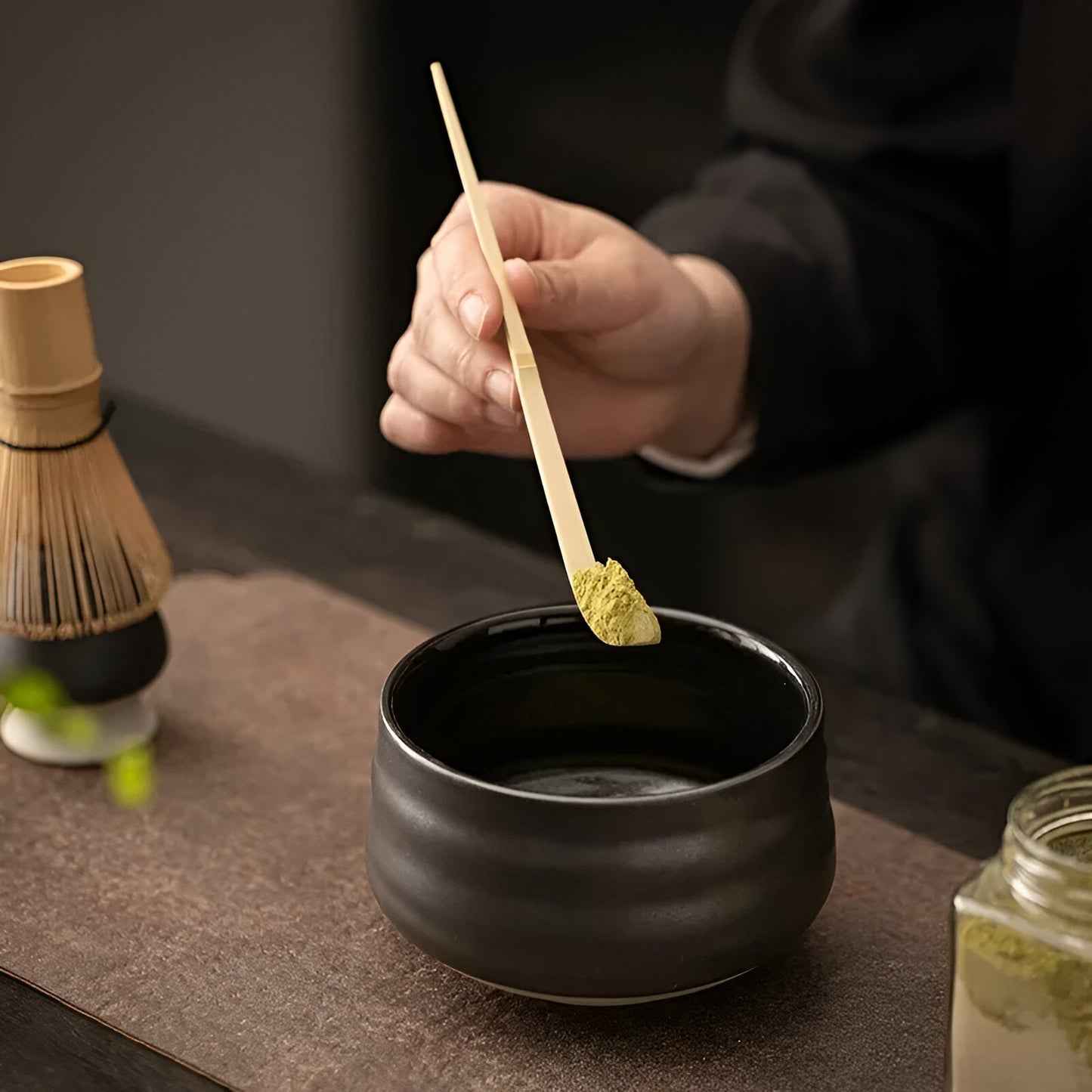 Japanisches Matcha-Tee-Set, 4-teilig