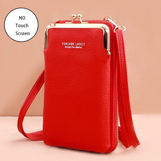 Crossbody Handy-Geldbörse mit RFID-Schutz