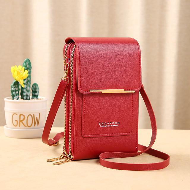Crossbody Handy-Geldbörse mit RFID-Schutz
