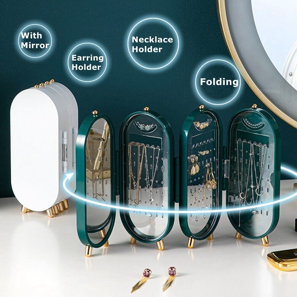 Oval Faltbarer Schmuck-Organizer