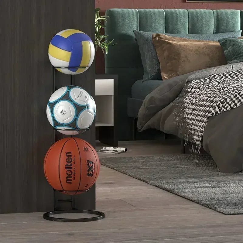 Elegantes Aufbewahrungsregal für Sportbälle