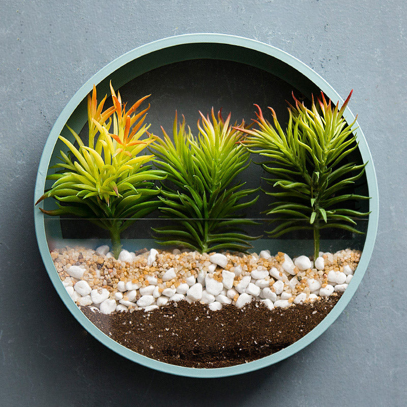 Nordische Sandkunst Wandblumentopf