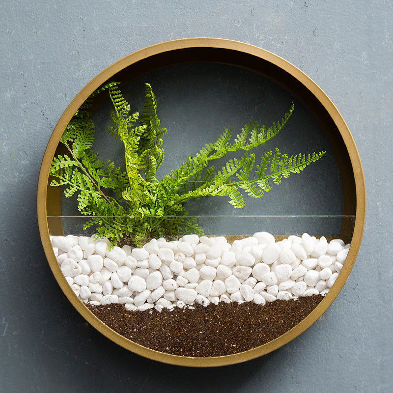 Nordische Sandkunst Wandblumentopf