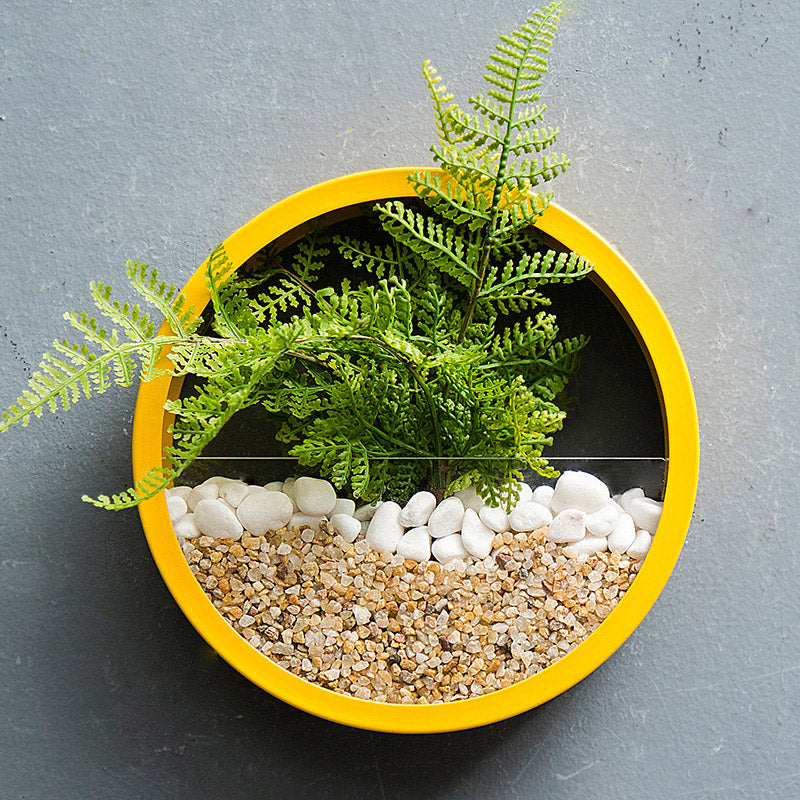 Nordische Sandkunst Wandblumentopf